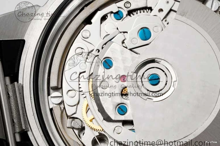 MIROTIME 0425 Aquatimer Chrono SS RSF 1:1 Best Edition Black Dial on Black Rubber Strap A EyeCatching 7073